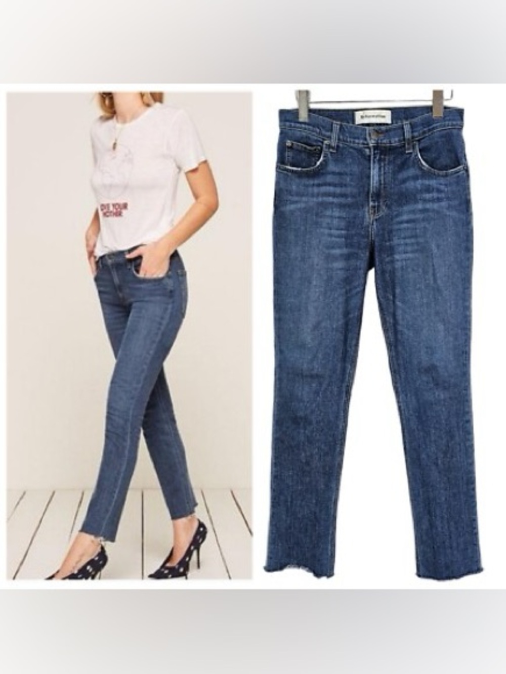 Reformation Mid-Rise Slim Jeans Size 29